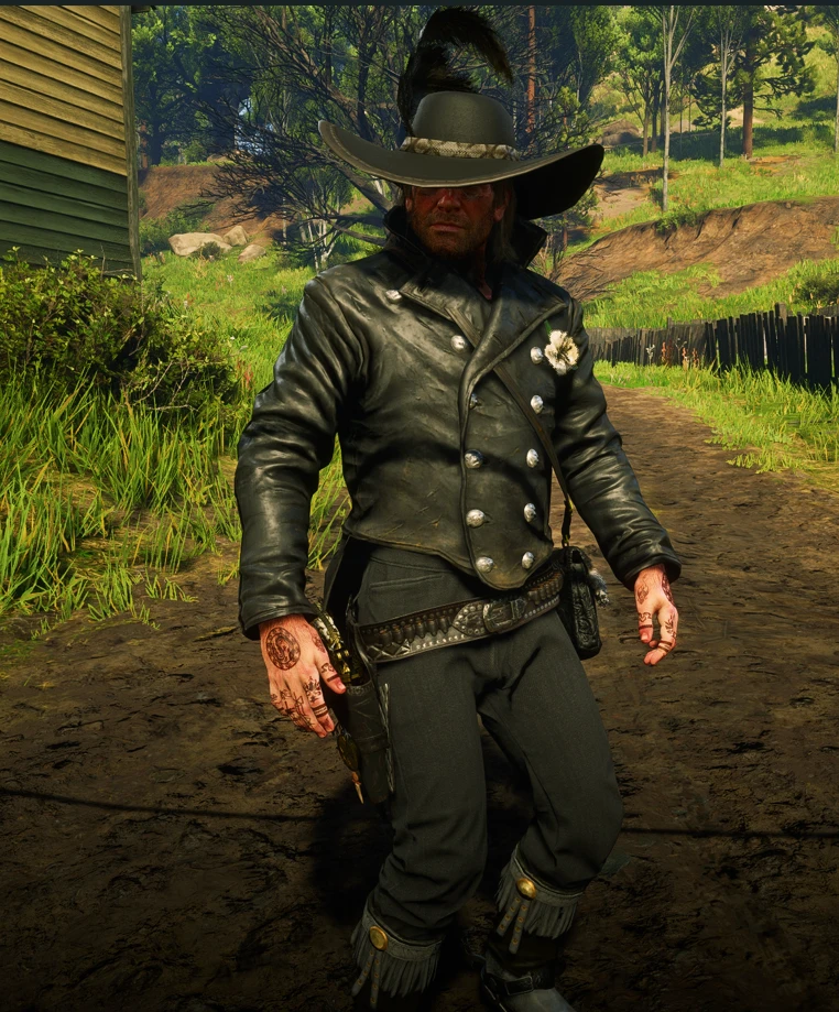 leather coat