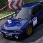1993 Season Subaru Impreza Blue Test Car4