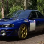 1993 Season Subaru Impreza Blue Test Car6