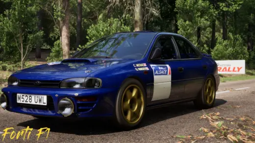 1993 Season Subaru Impreza Blue Test Car6
