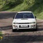 1993 Season Subaru Impreza White Test Car