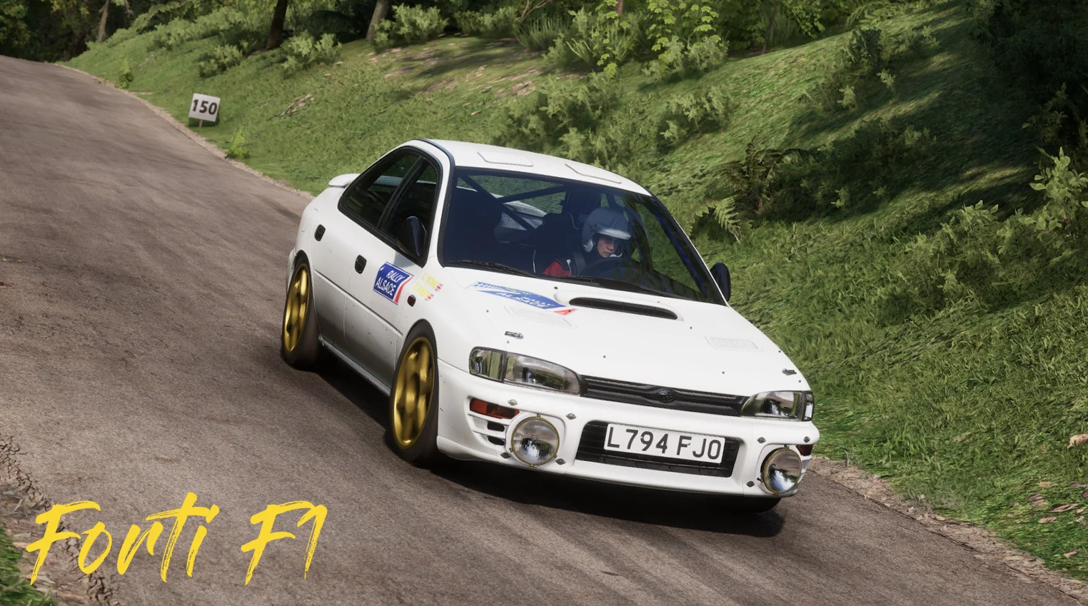 1993 Season Subaru Impreza White Test Car10