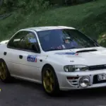 1993 Season Subaru Impreza White Test Car5