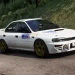 1993 Season Subaru Impreza White Test Car6