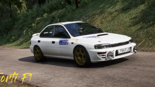 1993 Season Subaru Impreza White Test Car6