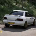 1993 Season Subaru Impreza White Test Car7