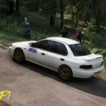 1993 Season Subaru Impreza White Test Car9