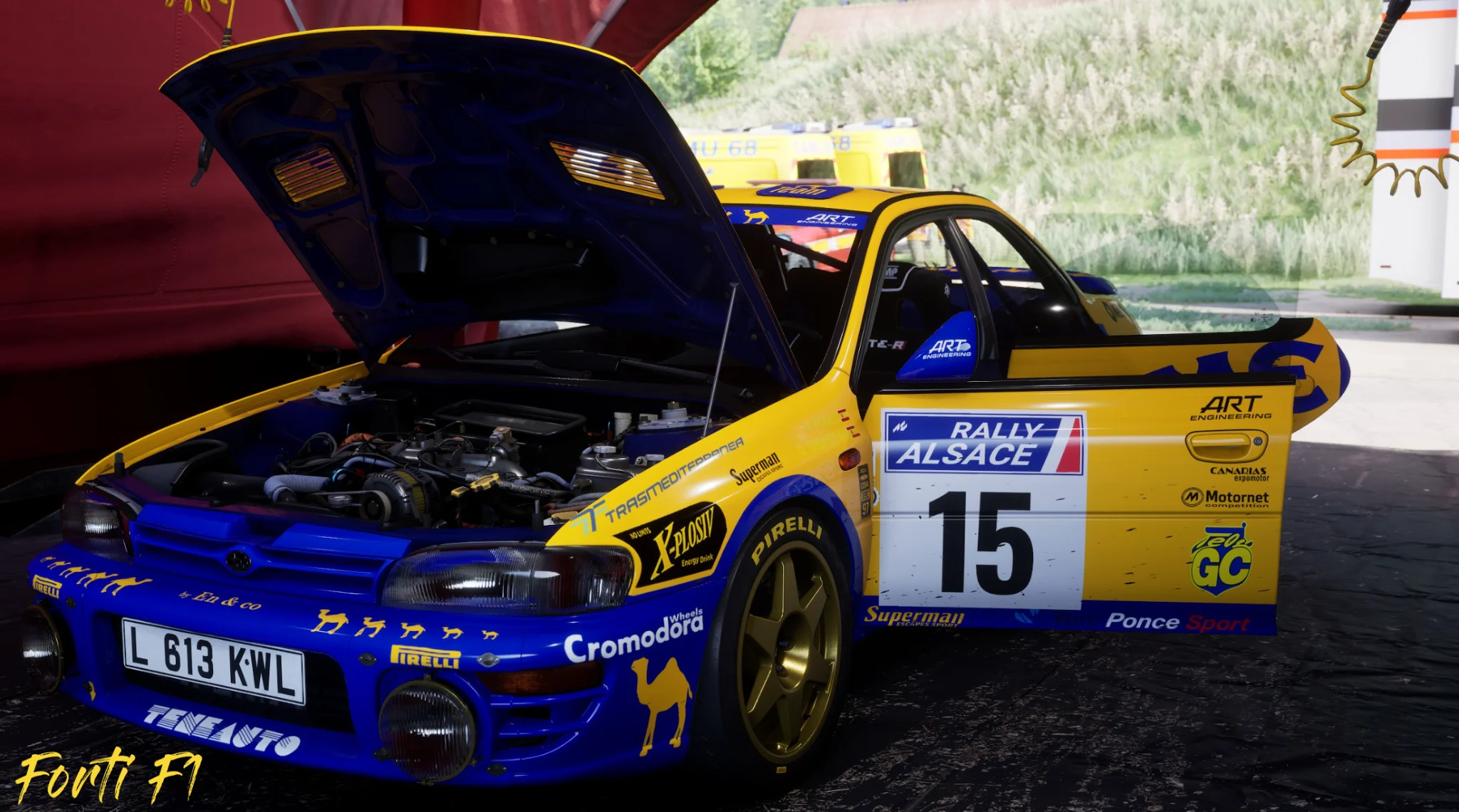1997 Season Camel Subaru Impreza 555 Antonio Ponce Rally el Corte Ingles21