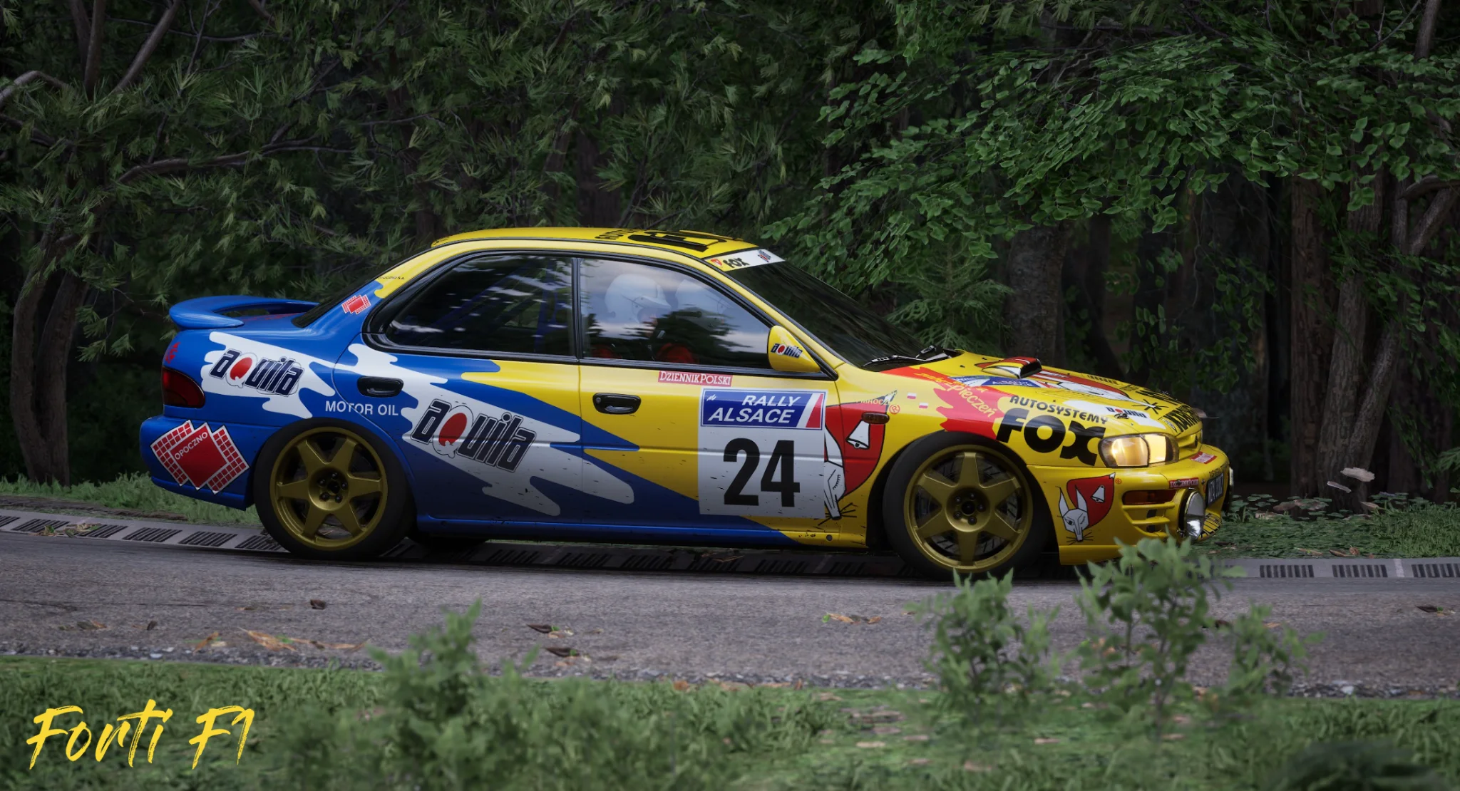 1997 Season Subaru Impreza Bartłomiej Baniowski Aquilla10