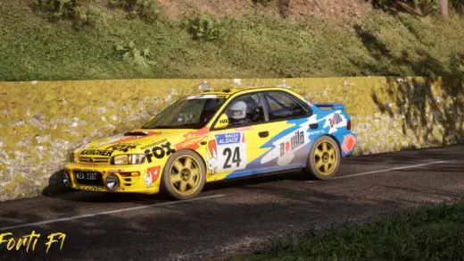 1997 Season Subaru Impreza Bartłomiej Baniowski Aquilla3