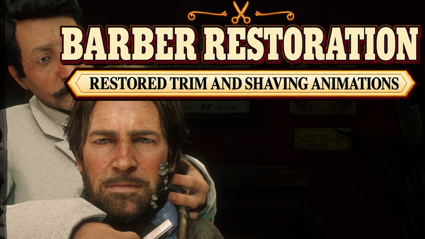 Barber Hair Trim and Shaving Animations Restored - BETA