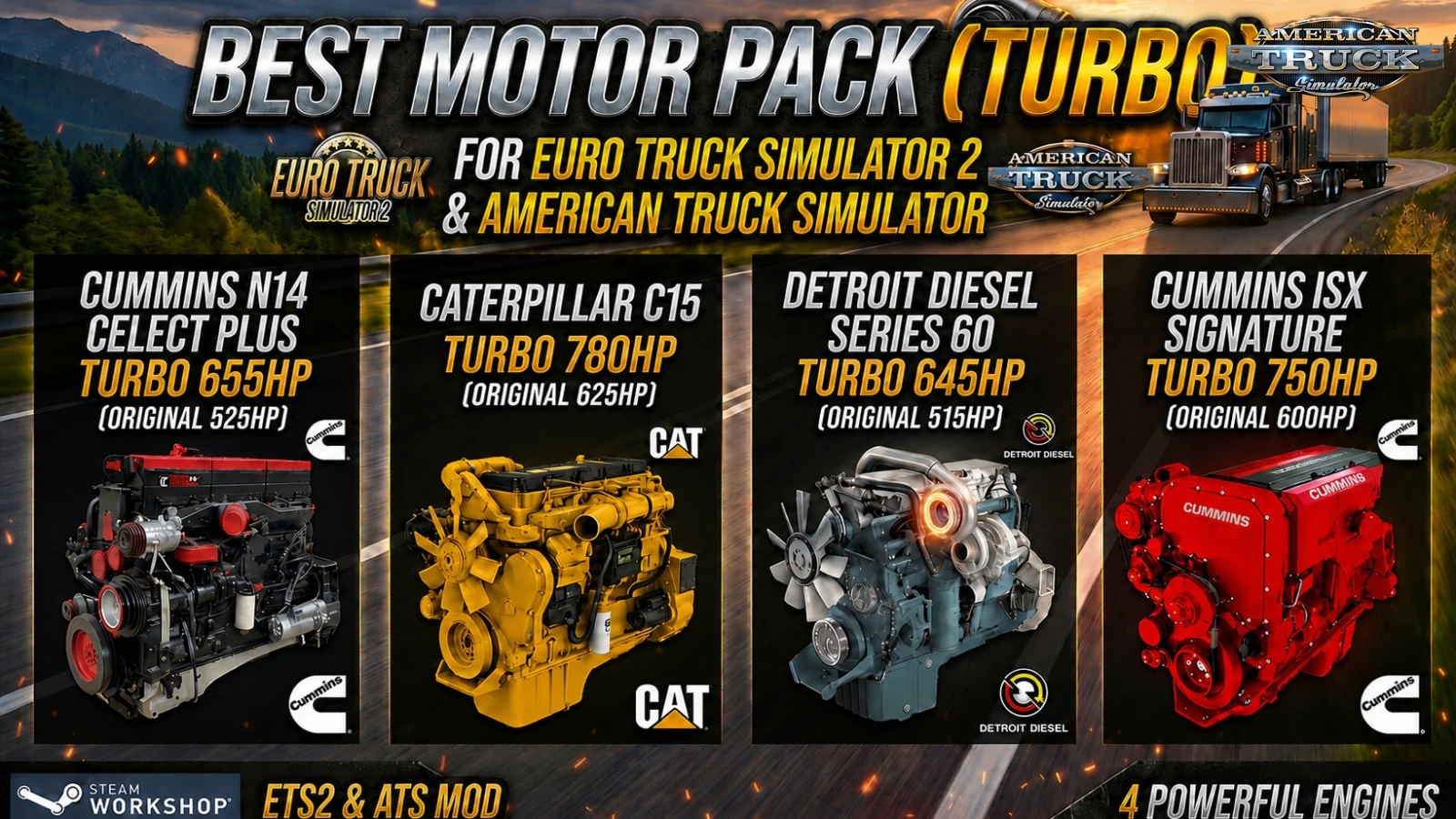 Best Motor Pack (Turbo) v1.2 (1.60.x)