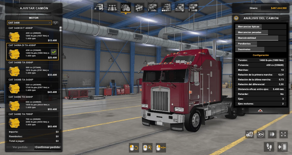 Caterpillar 3408 V8 Series engines pack v2.3