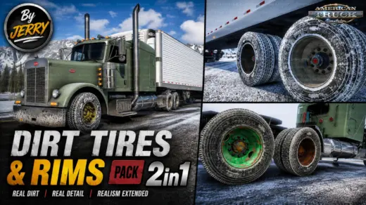 Dirt Tires and Rims Pack 2in1 v1.04