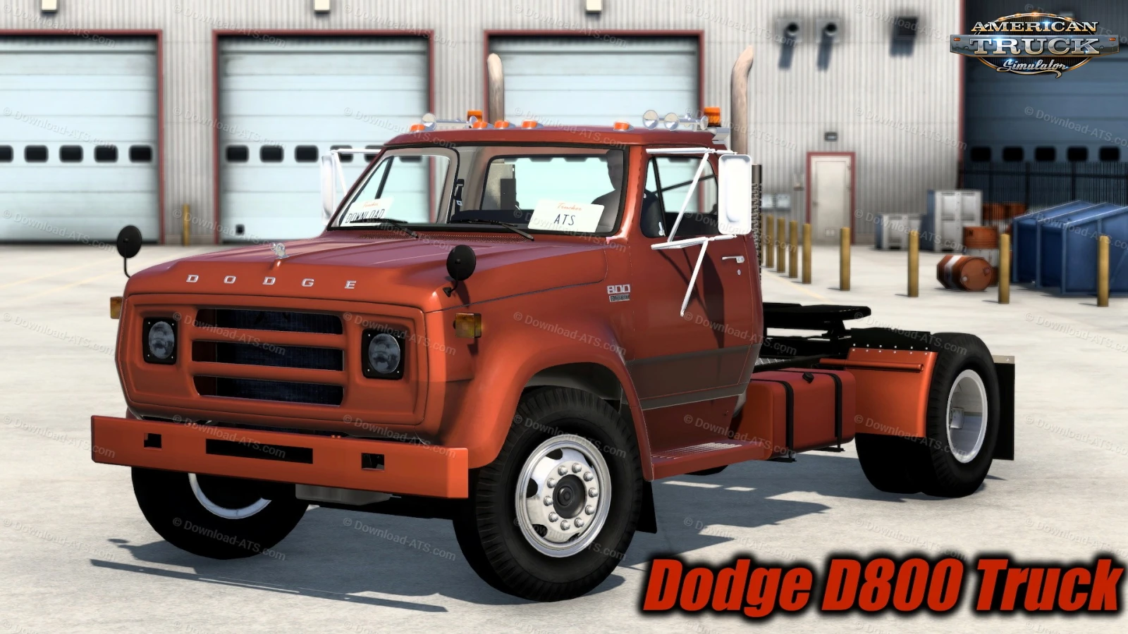 Dodge D800 Truck + Interior v2.4