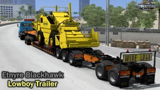 Etnyre Blackhawk Lowboy Trailer