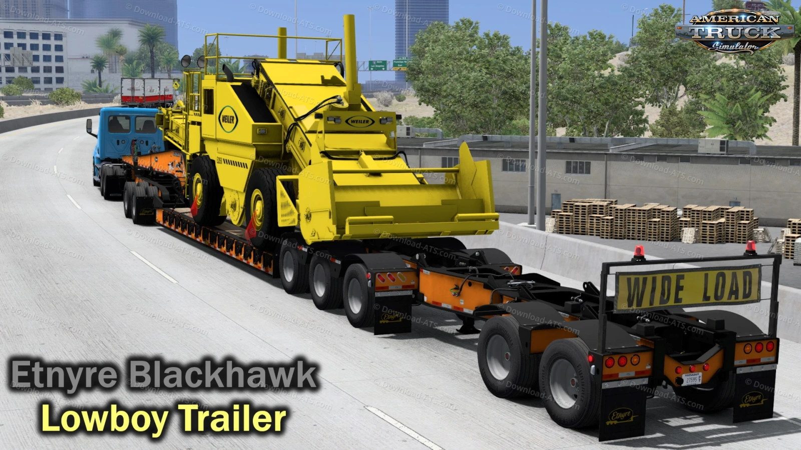 Etnyre Blackhawk Lowboy Trailer