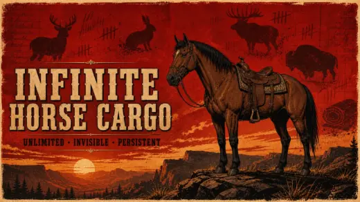 Infinite Horse Cargo - Unlimited Virtual Carcass and Pelt Storage