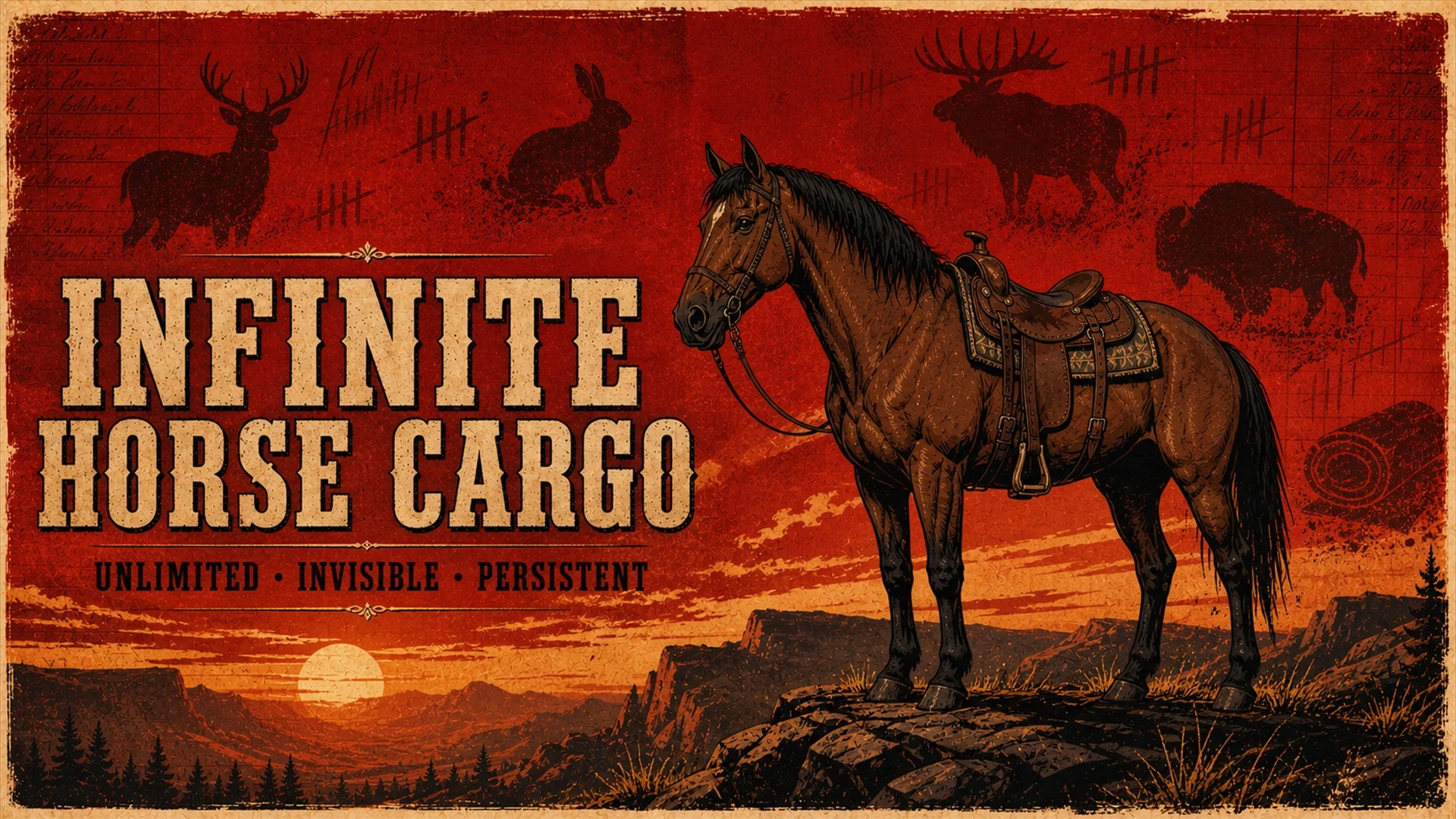 Infinite Horse Cargo - Unlimited Virtual Carcass and Pelt Storage