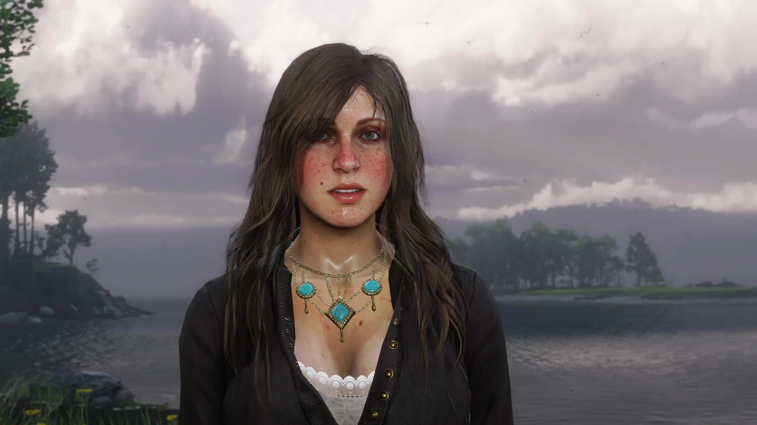 Mary-Beth with loose hair