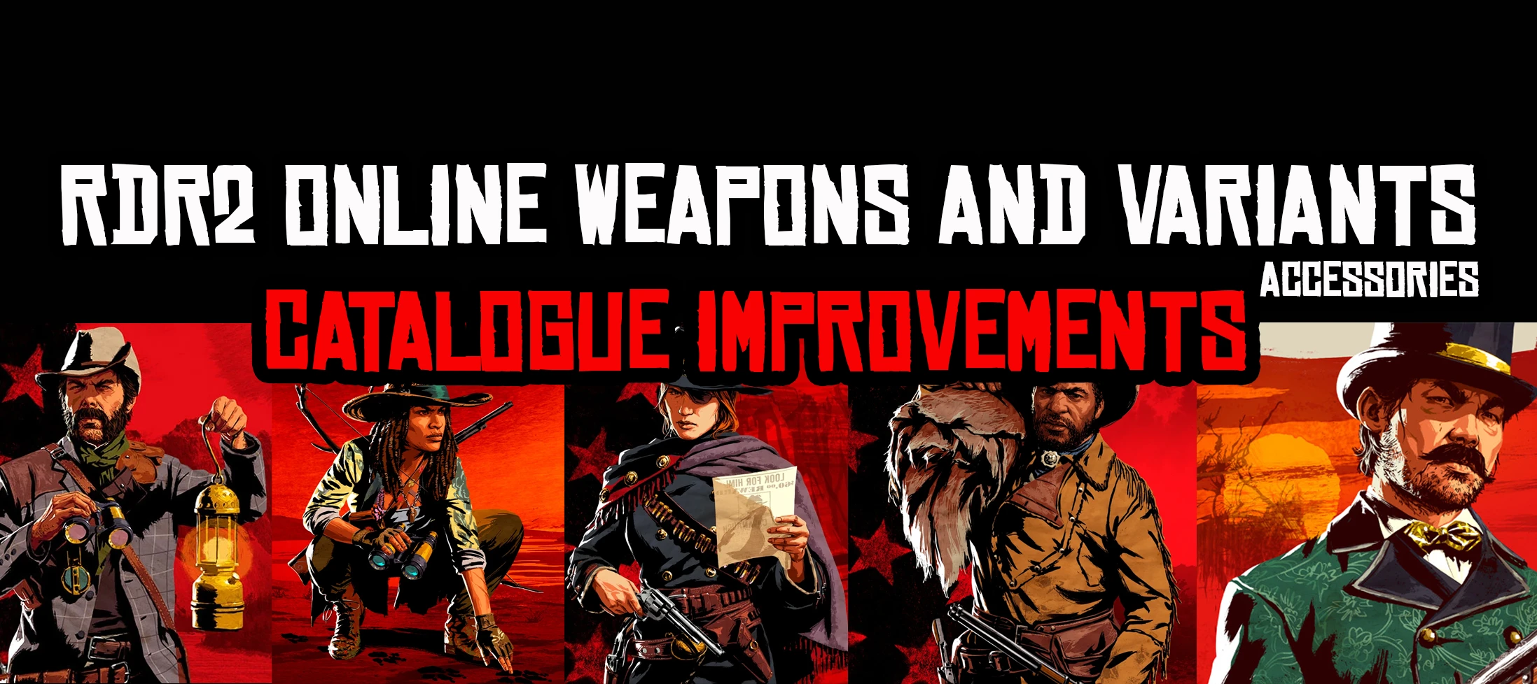 RDR2 Online Weapons Variants and Accessories - CI