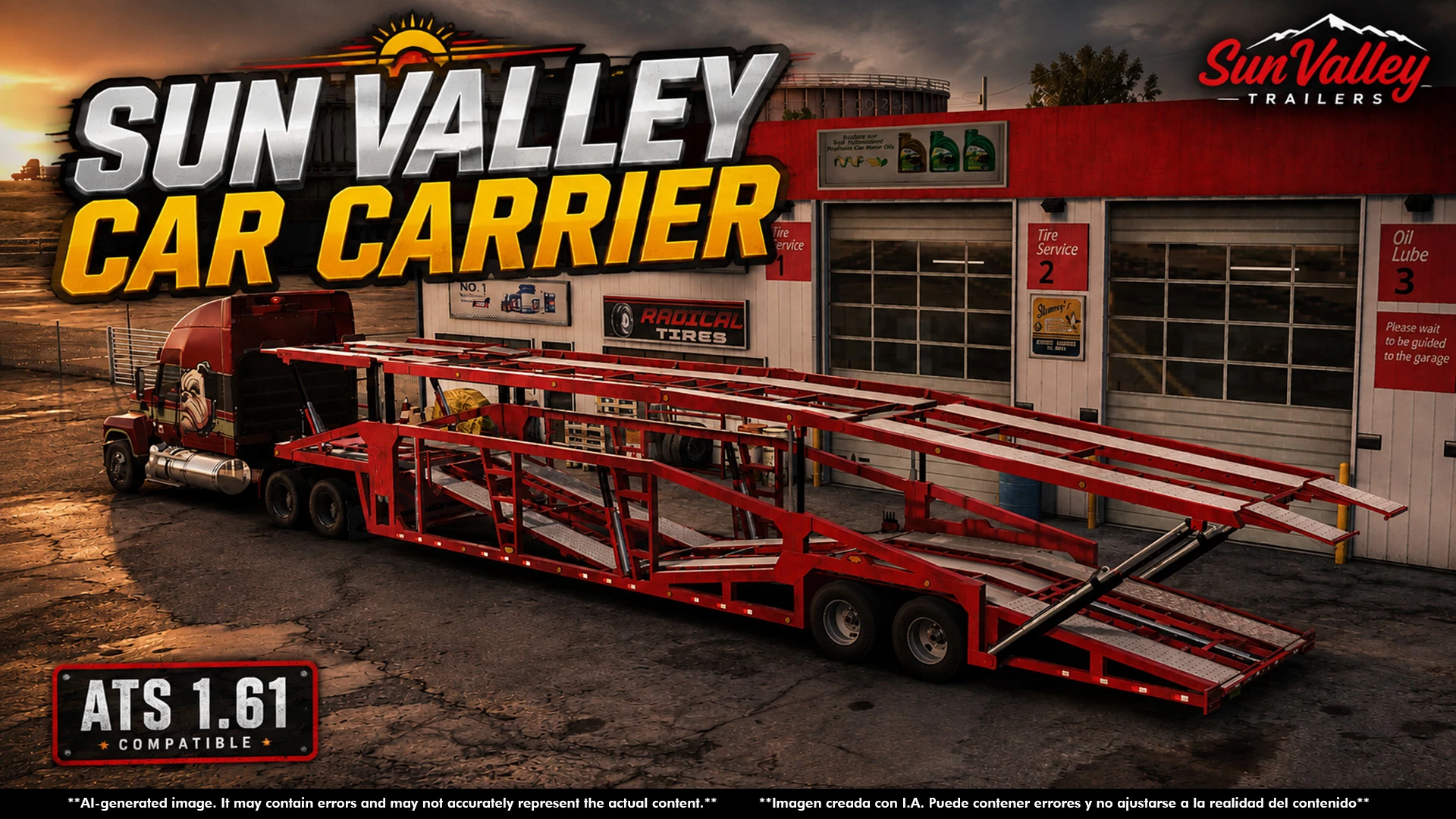 SUN VALLEY CAR CARRIER TRAILER