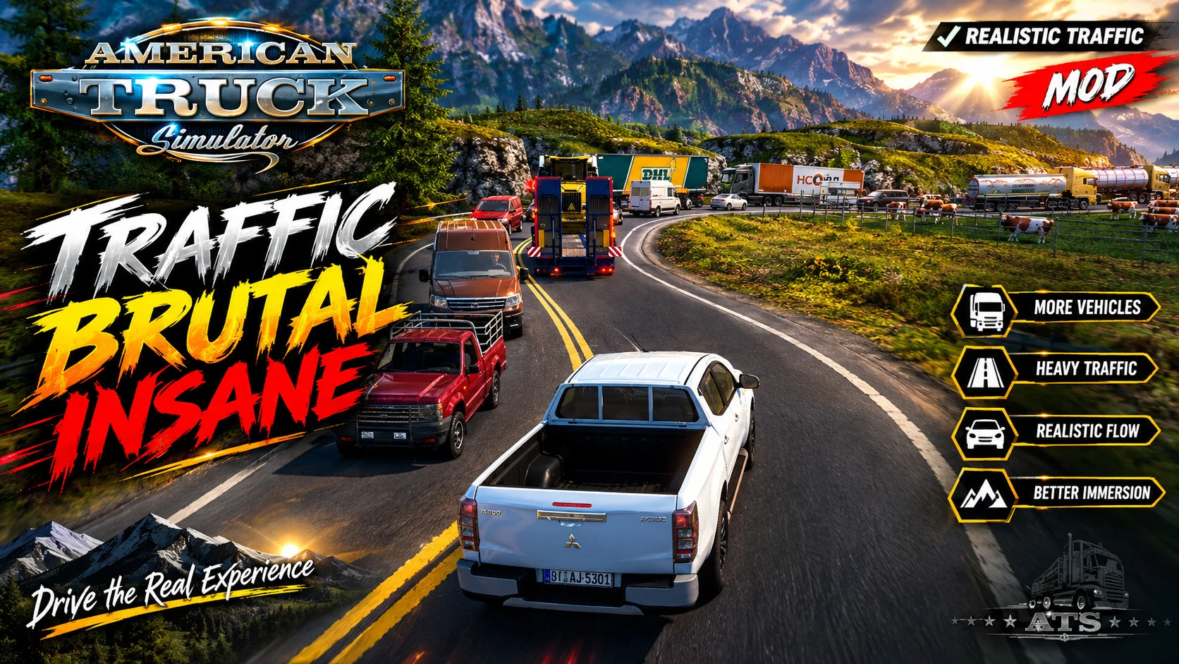 Brutal insane traffic