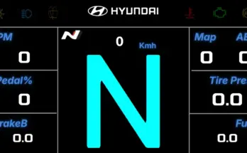 Dashboard Hyundai I20 Rally 2 for MOZA CM2