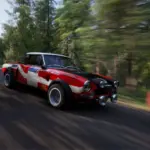 Fiat 124 Red & White Livery2
