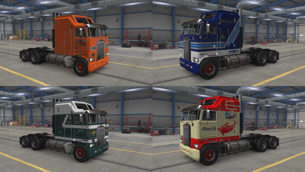 KENWORTH K100 SKINS PACK v8.0