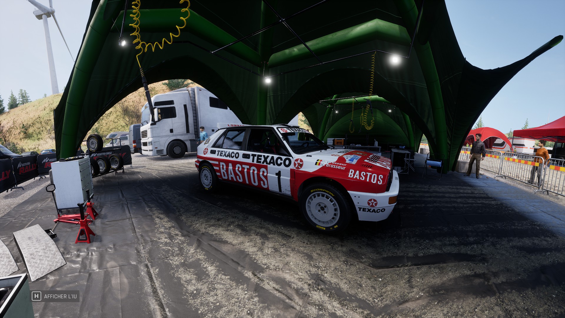 Lancia Delta HF Integrale BASTOS Boucles de Spa 19873