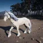 Majestic White Horse Coat2