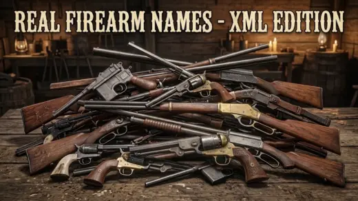 Real Firearm Names - XML Edition