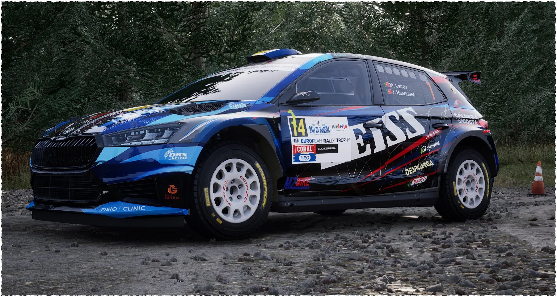 Skoda Fabia Rally2 Miguel Caires