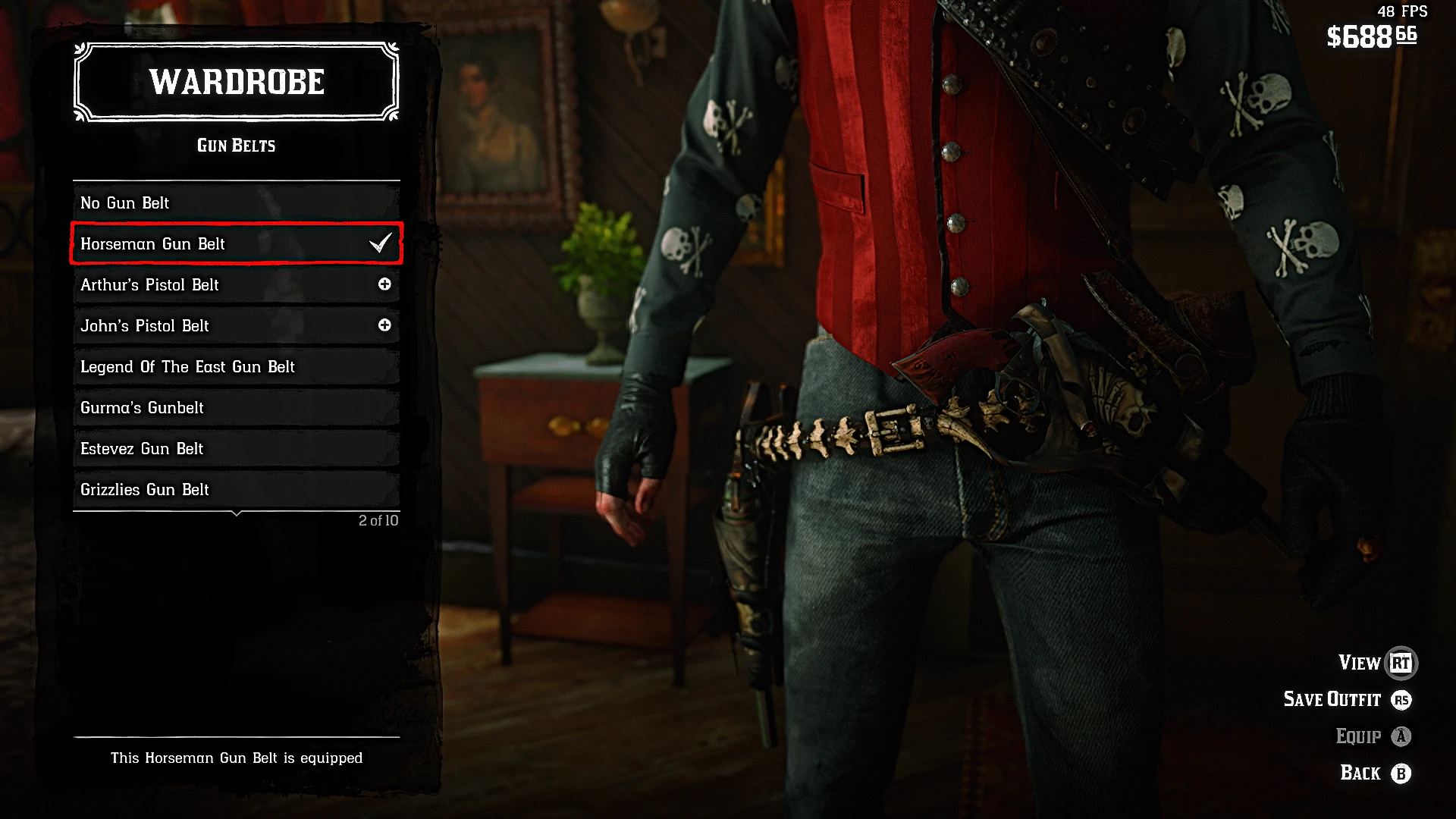 Spine of The Reaper Gun Belt