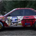 Toyota Corolla AE86 livery on the Subaru Kalle Rovanpera1