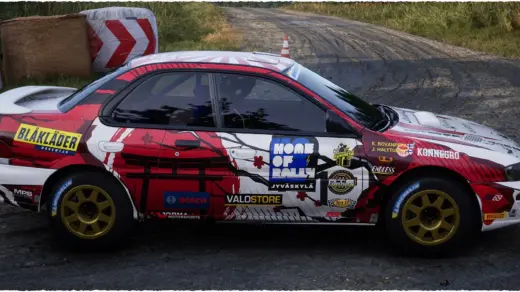 Toyota Corolla AE86 livery on the Subaru Kalle Rovanpera3