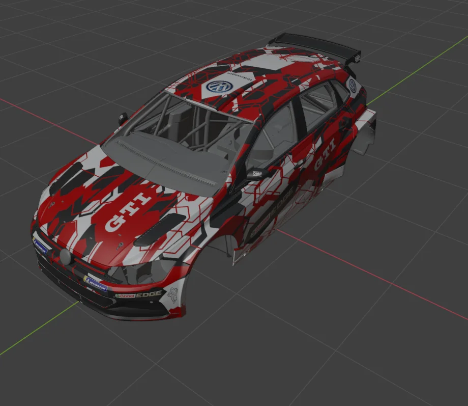 VW Polo GTI R5 Vehicle Model and Template