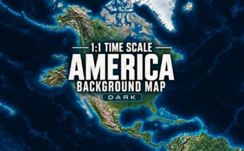 1-1 Time Scale America Background Map