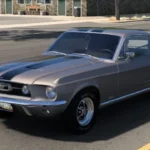 1967 Ford Mustang Classic Twin Stripe Metallic + Mask Skin v1.02