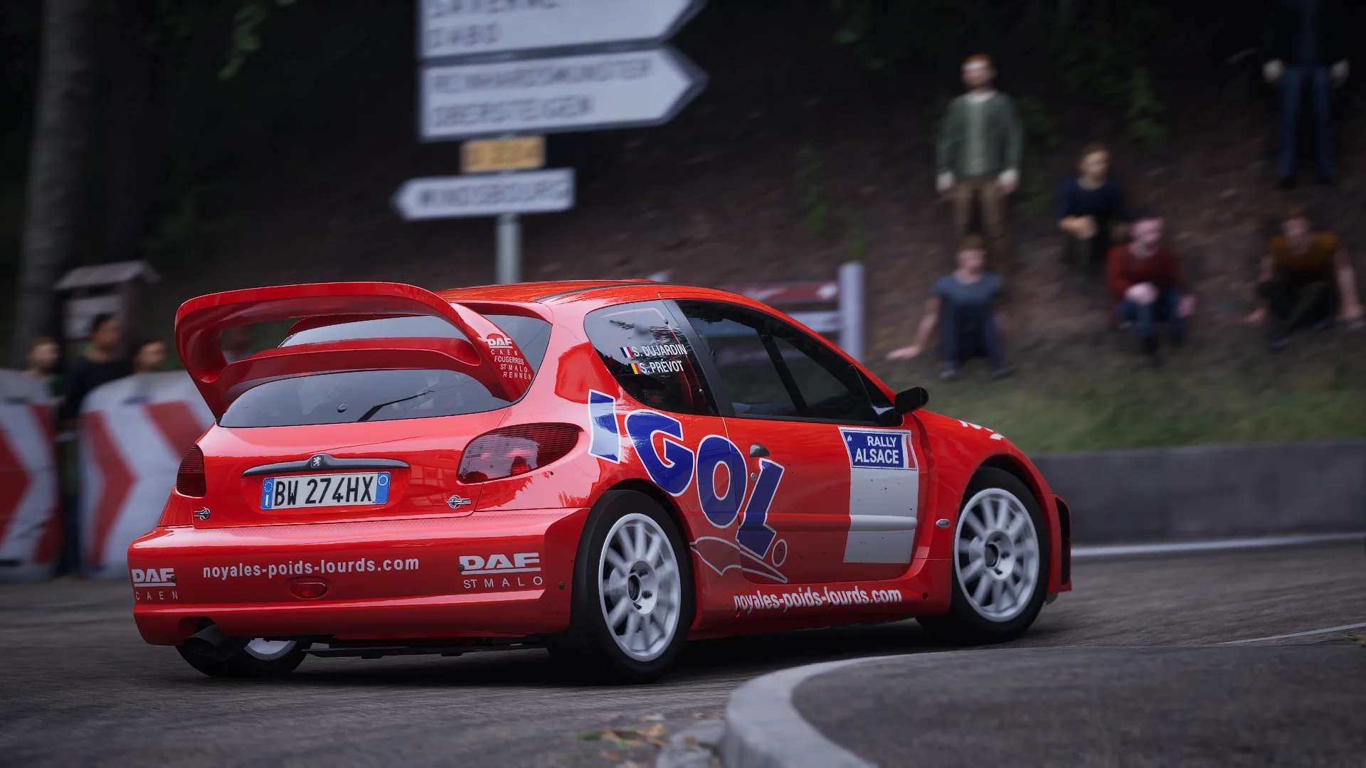 206 WRC Rallye du Touquet 20113