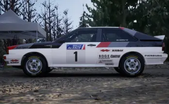 AUDI QUATTRO GR.4 WITH AUDI LOGO