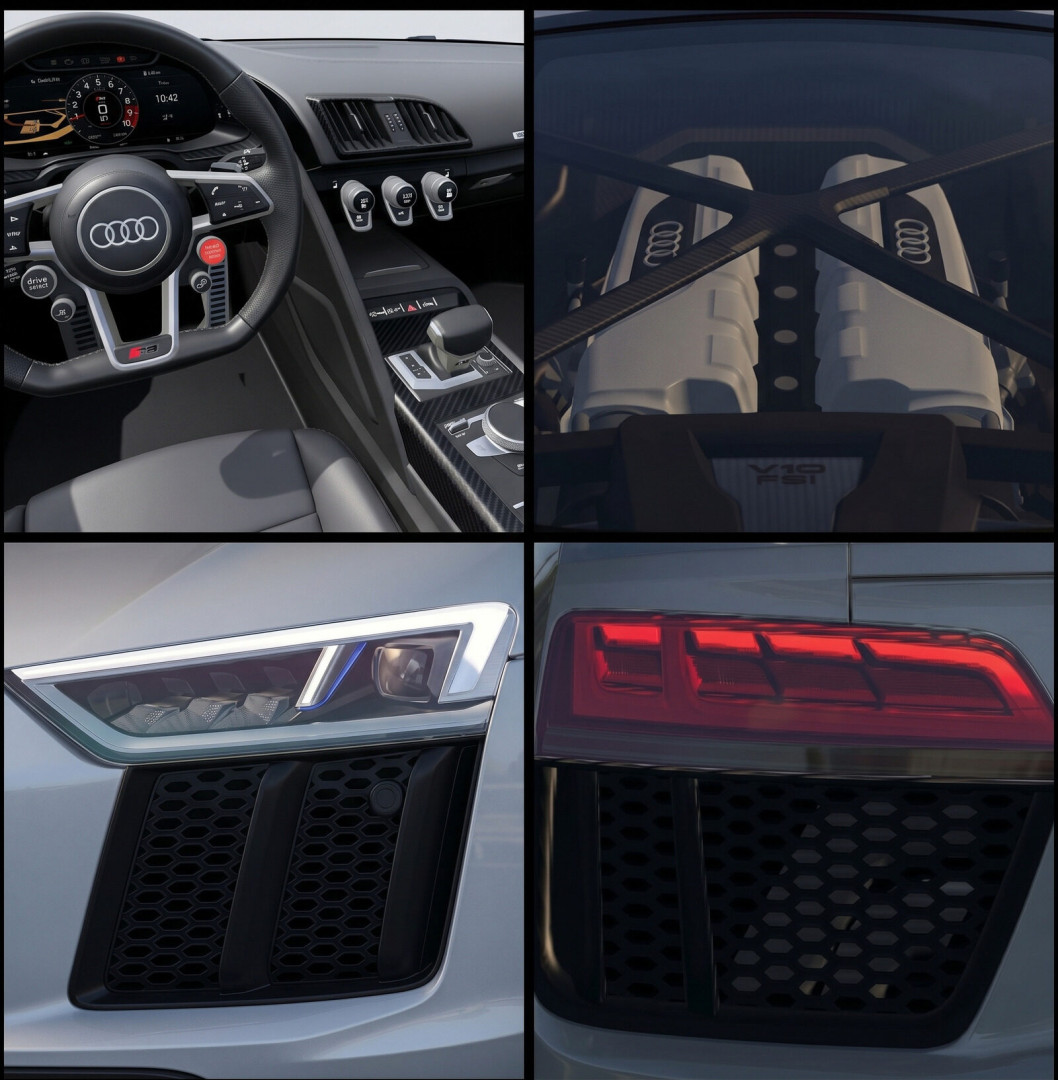 Audi R8 V10 plus