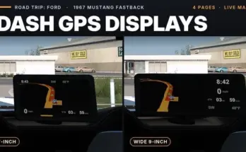 Dash GPS Displays – 1967 Mustang (Road Trip: Ford) v1.0