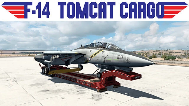 F-14 Tomcat Lowboy Cargo v1.0