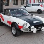 Fiat 124 Abarth White red2