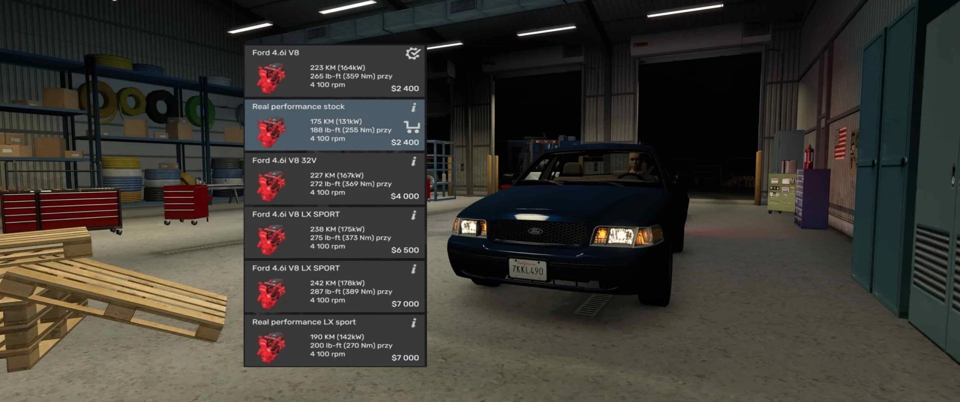 Ford Crown Victoria Real Performance and Engines v1.0