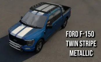 Ford F-150 Twin Stripe Metallic Skin v1.0