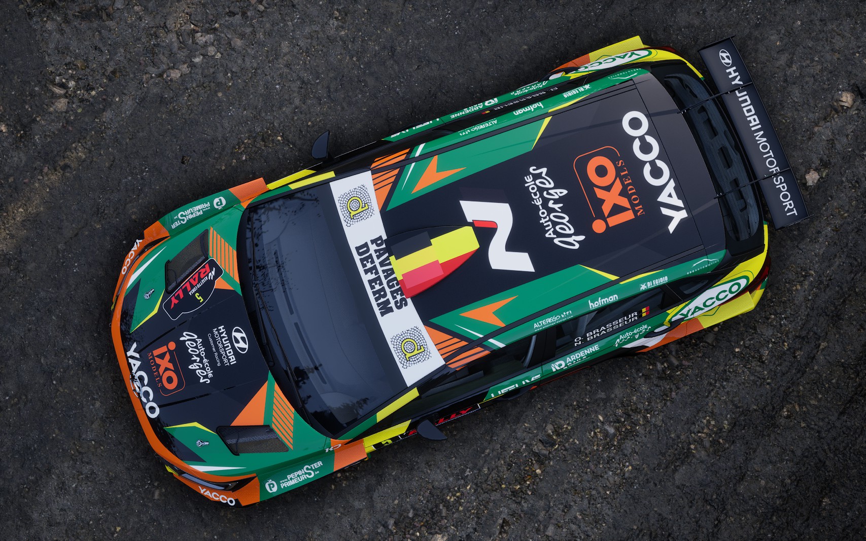 Hyundai I20 Rally2 Cedric De Cecco