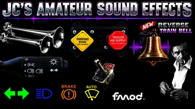 JC Amateur Sound Effects Pack with Train Bell Reverse